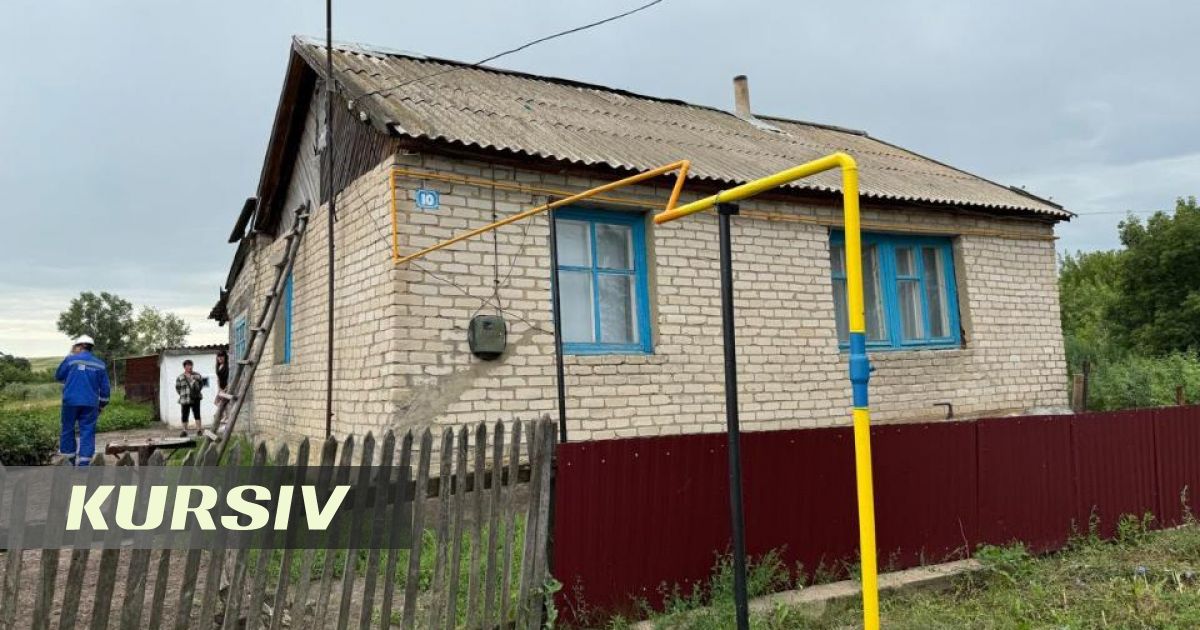 Ақтөбе облысы Полтавка ауылына табиғи газ қосылды