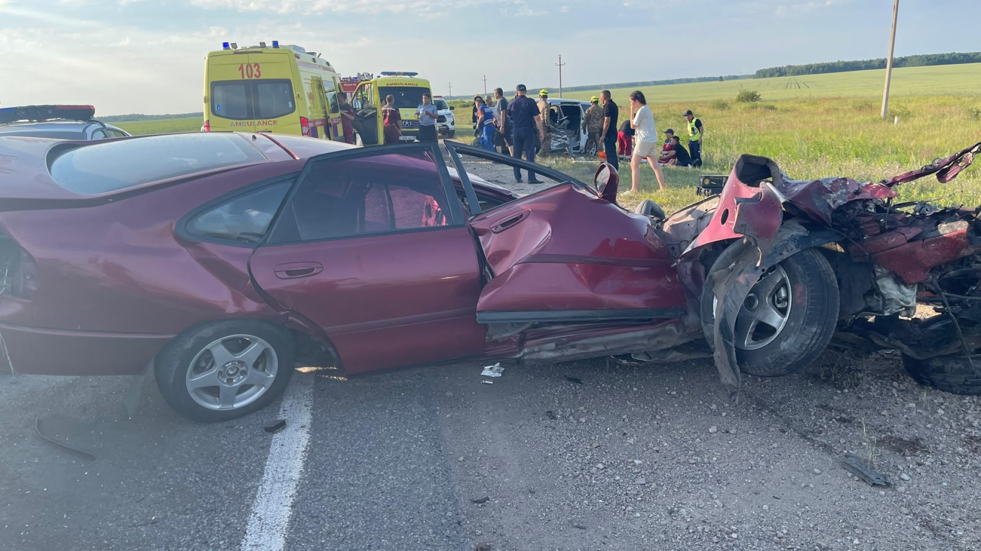 Солтүстік Қазақстандағы ауыр апатта сегіз адам, оның ішінде алты бала зардап шекті