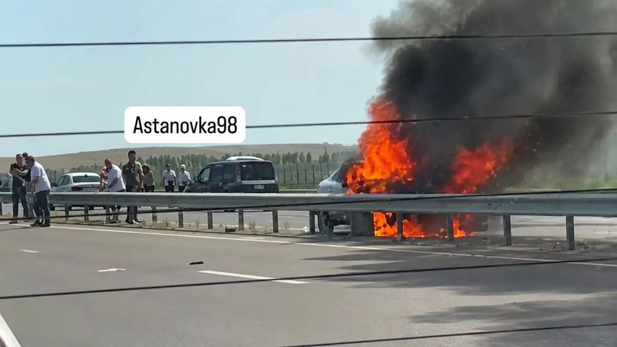 Выживший при пожаре на трассе Астана – Петропавловск находится в реанимации