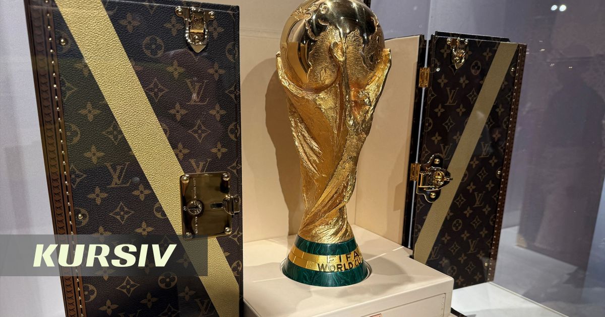 Футболдан әлем кубогы Louis Vuitton-ның сәнді кейсімен стадионға жеткізіледі