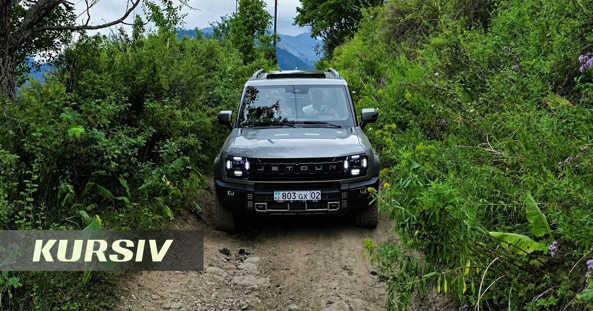 Автоблогер испытал Jetour T2 с классическим «автоматом» под Алматы