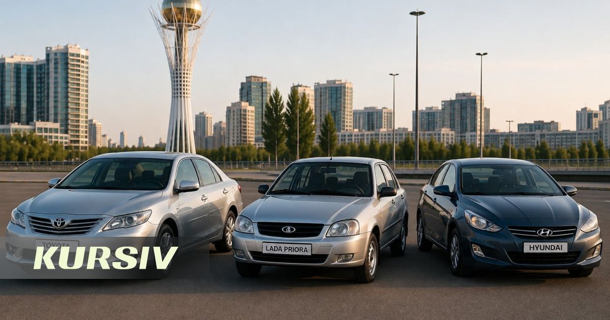 Названы самые популярные марки автомобилей в Казахстане