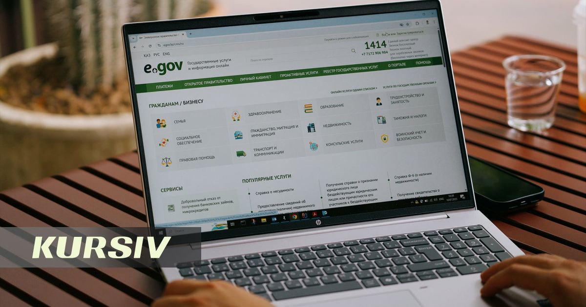 Казахстанец случайно попал в чужой аккаунт eGov: начата проверка