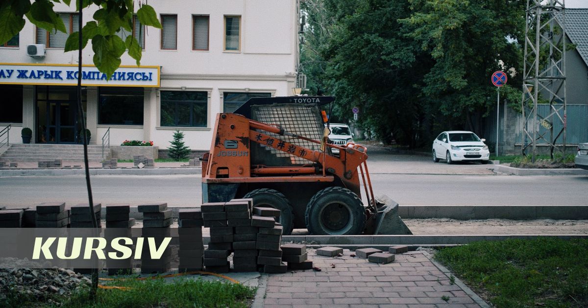 Алматинцы вынуждены ходить «в шахматном порядке» из-за ремонта на Тимирязева
