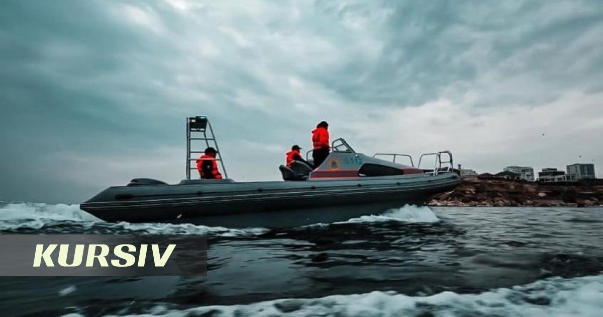 На Каспии спасли троих мужчин, унесенных в море на надувной лодке