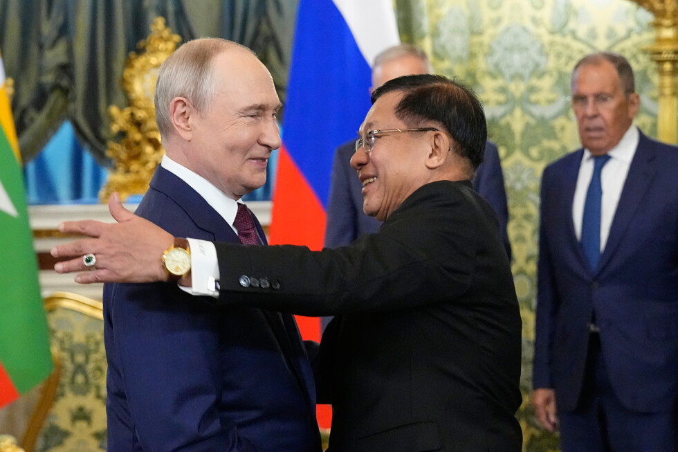 Путин принял лидера Мьянмы для углубления сотрудничества