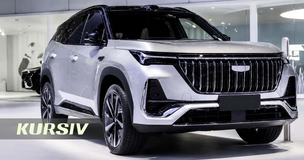 Новый Geely Atlas получил 313 сил и гибрид без розетки