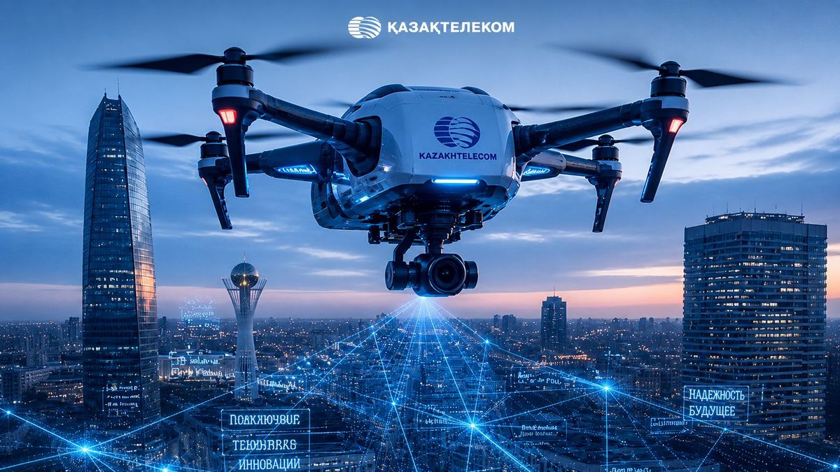 75 дронов в семи регионах: «Казахтелеком» развивает единую инфраструктуру дронов в Казахстане