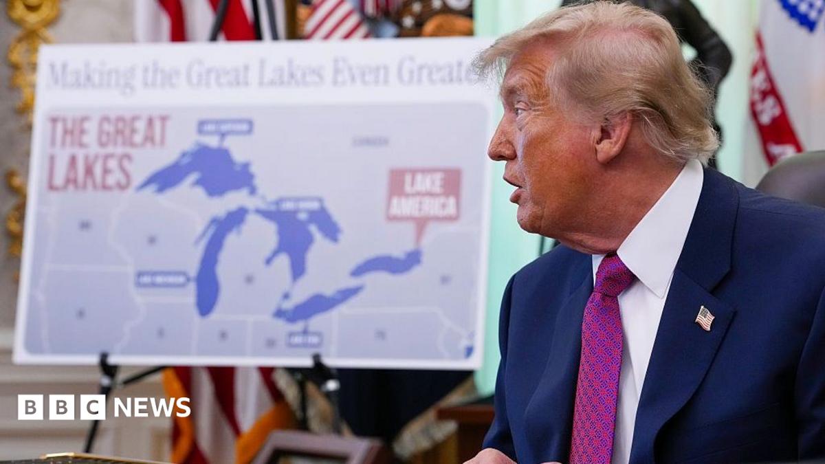 Трамп Apple-дан «Онтарио көлін» картада «Америка көлі» деп өзгертуді талап етті