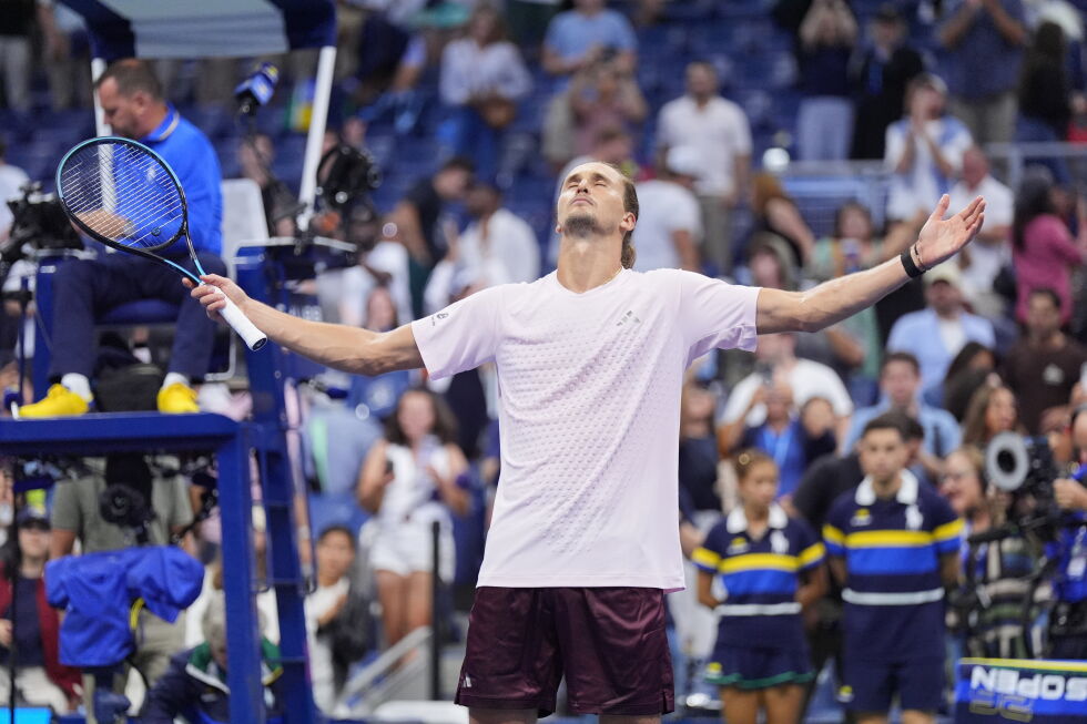 Цвервтің АҚШ ашық чемпионатындағы бірінші айналымдағы қиын жеңісі