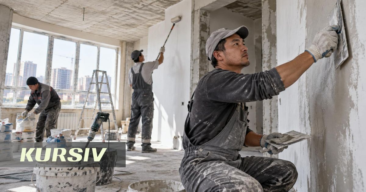 Строителей Казахстана могут перевести в самозанятые: подешевеет ли жилье