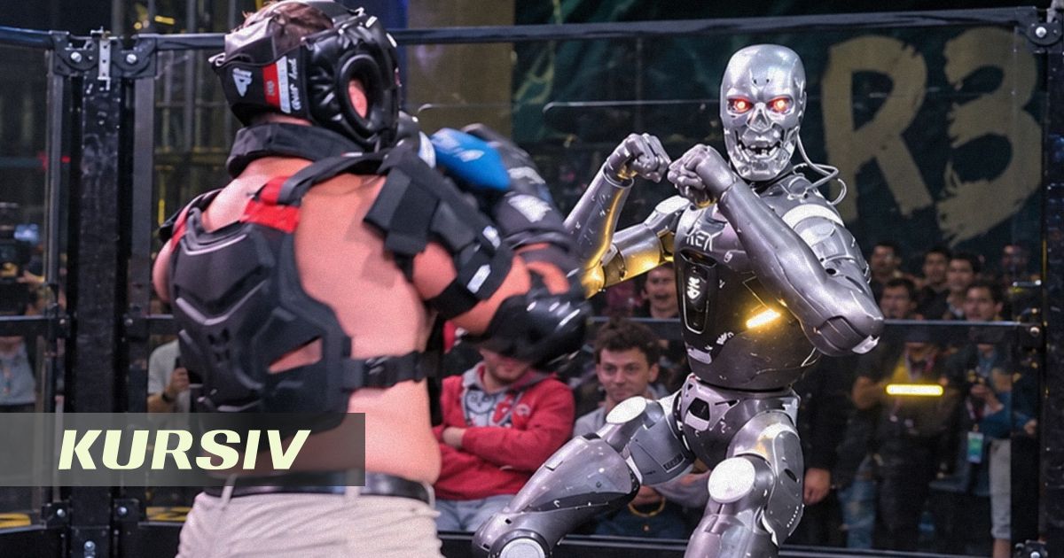 Первый бой человека и робота: блогер Фрэнки ЛаПенна проиграл андроиду T800 в Сан-Франциско