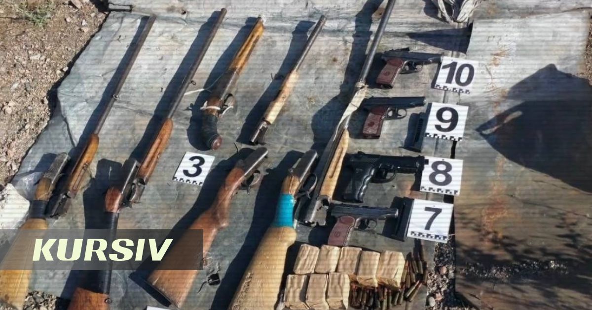В Алматы и Усть-Каменогорске нашли оружие, похищенное во время Кантара