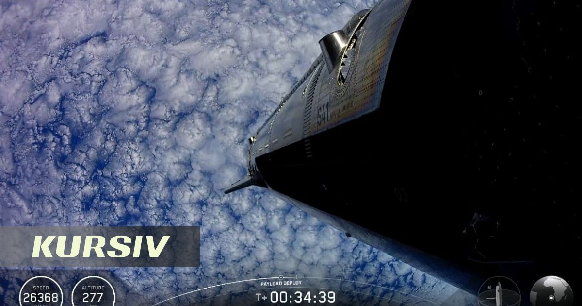 Starship впервые вышел на орбиту и начал развёртывание 26 спутников Starlink