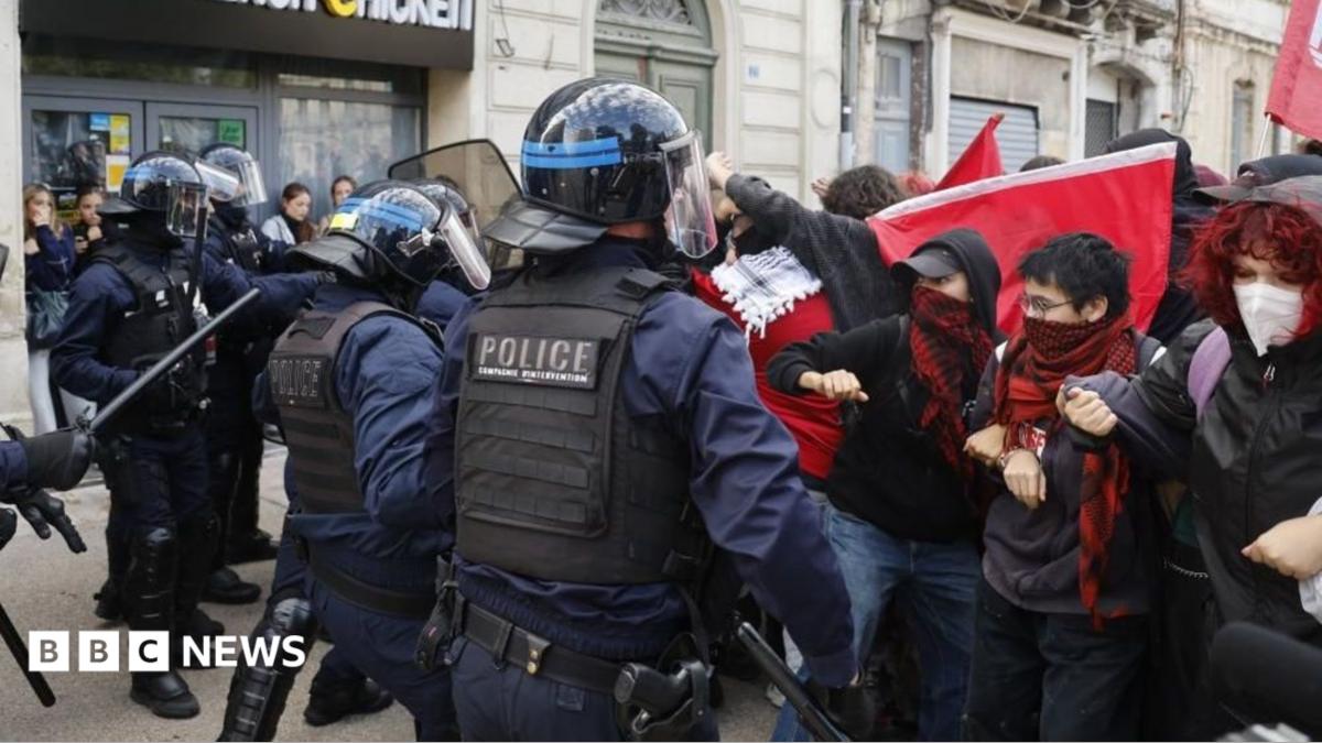 Протесты против реформы образования во Франции: столкновения полиции и студентов