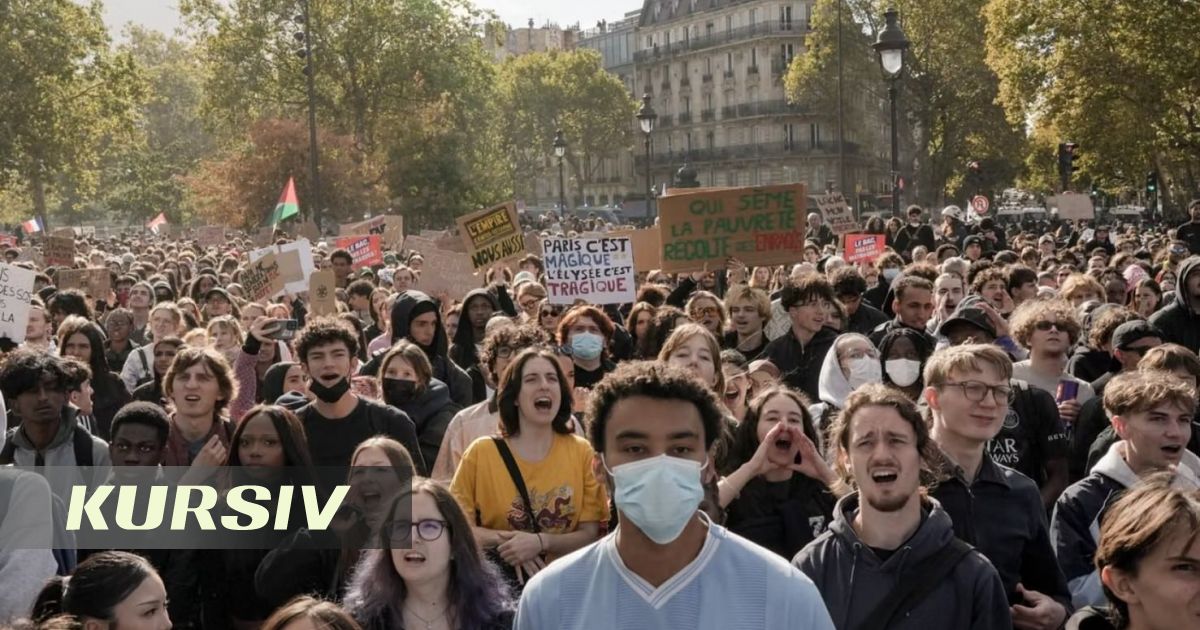 Во Франции 71,5 тысячи человек вышли на протесты против условий в школах