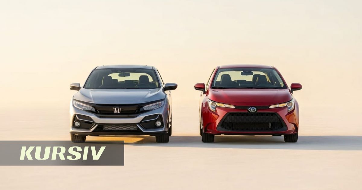 Honda Civic обошла Toyota Corolla по сохранению стоимости за пять лет