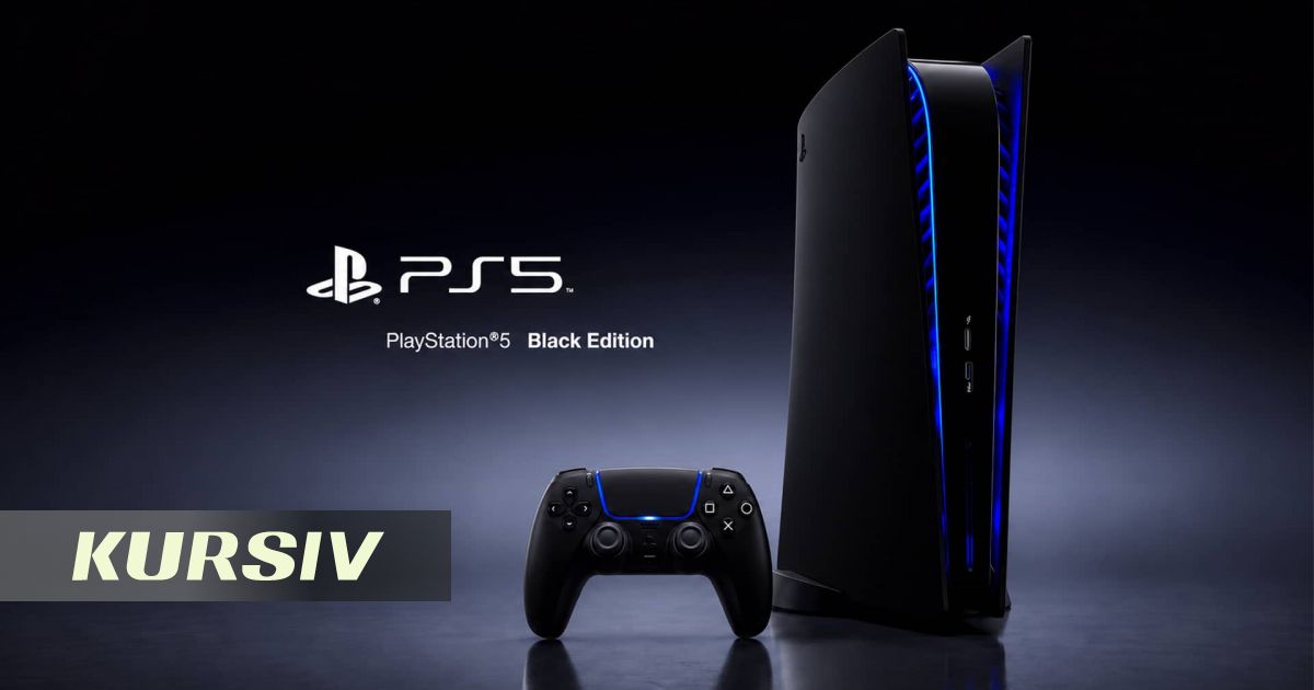 Sony выпустит PlayStation 5 в черном цвете ограниченной серией