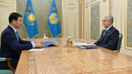 Президент Алматының жаңа әкімі Дархан Сатыбалдымен кездесті