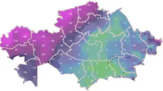 Қазақстанға қатты аяз келеді: ТЖМ ескерту жасады
