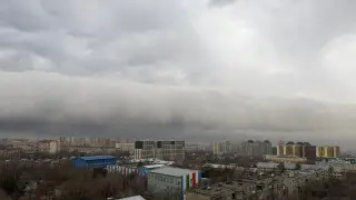 Алматы тұрғындарын қатты жел мен бұлттар алаңдатты