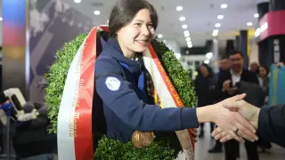 Бес бес мәрте әлем чемпионы болған қазақстандық спортшы елге оралды