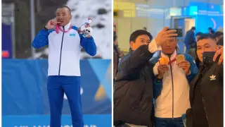 Паралимпиада жеңімпазы Ербол Хамитов елге оралды