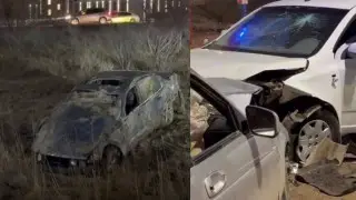 Қарағандыда үш көлік соқтығысып, бес адам зардап шекті