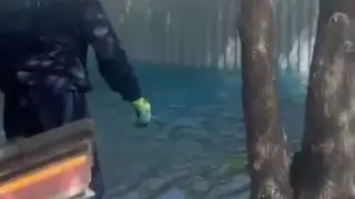 Алматыдағы фонтан суының көк түске боялуы жұртшылықты ашуландырды: Әкімдік түсінік берді