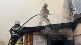 Астанадағы өрт кезінде жарылыс қаупінің алдын алды