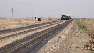 Атырау облысында бірнеше жол бірдей жөнделе бастады